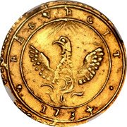 Italy Oncia Carlo III di Borbone 1734 KM# 140 RESVRGIT coin reverse Italy Oncia Carlo III di Borbone 1734 KM# 140 RESVRGIT coin reverse