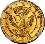 Italy Oncia Carlo. Sicily 1735 KM# 152 RESVRGIT 1735 coin reverse Italy Oncia Carlo. Sicily 1735 KM# 152 RESVRGIT 1735 coin reverse