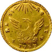 Italy Oncia Carlo. Sicily 1757 PN KM# 190 R(E)(I) SV RG IT PN 1758 coin reverse Italy Oncia Carlo. Sicily 1757 PN KM# 190 R(E)(I) SV RG IT PN 1758 coin reverse
