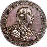 Italy Oncia Ferdinand IV von Bourbon 1791 GL-CI KM# 221 FERDINANDVS D G SICIL ET HIER REX coin obverse Italy Oncia Ferdinand IV von Bourbon 1791 GL-CI KM# 221 FERDINANDVS D G SICIL ET HIER REX coin obverse