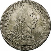 Italy Oncia Ferdinando I 1793 Nd-OV KM# 227 FERDINAN D G SICIL ET HIER REX coin obverse Italy Oncia Ferdinando I 1793 Nd-OV KM# 227 FERDINAN D G SICIL ET HIER REX coin obverse