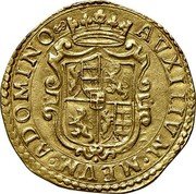 Italy Quadrupla Carlo Emanuele I ND (1605) T KM# 18 AVXILIVM. MEVM. ADOMINO. coin reverse Italy Quadrupla Carlo Emanuele I ND (1605) T KM# 18 AVXILIVM. MEVM. ADOMINO. coin reverse
