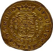 Italy Quadrupla Carlo Emanuele I ND KM# 44 AVXILIVM. MEVM. ADOMINO. coin reverse Italy Quadrupla Carlo Emanuele I ND KM# 44 AVXILIVM. MEVM. ADOMINO. coin reverse