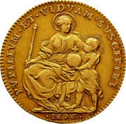 Italy Quadrupla Vittorio Amedeo II 1676 KM# 297 PVPILLVM. ET. VIDVAM. SVSPICIET. coin reverse Italy Quadrupla Vittorio Amedeo II 1676 KM# 297 PVPILLVM. ET. VIDVAM. SVSPICIET. coin reverse