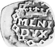 Italy Quattrino Vittorio Amedeo II 1726 KM# 4 MLNI DVX coin reverse Italy Quattrino Vittorio Amedeo II 1726 KM# 4 MLNI DVX coin reverse