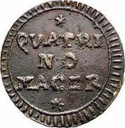 Italy Quattrino Macerata Coinage 1798 KM# 3 QVATRI NO MACER coin reverse Italy Quattrino Macerata Coinage 1798 KM# 3 QVATRI NO MACER coin reverse