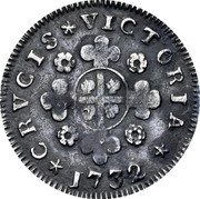 Italy Reale Carlo Emanuele III 1732 KM# 20 CRVCIS VICTORIA 1732 coin reverse Italy Reale Carlo Emanuele III 1732 KM# 20 CRVCIS VICTORIA 1732 coin reverse