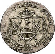 Italy Reale Vittorio Emanuele I 1812 KM# 106 DVX SAB ET MONTISFER PRINC PED coin reverse