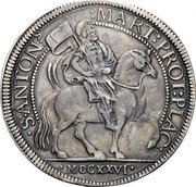 Italy Scudo Odardo Farnese (1626) LX MDCXXVI KM# 12.1 S ANTON MART PROT PLAC MDCXXVI coin reverse Italy Scudo Odardo Farnese (1626) LX MDCXXVI KM# 12.1 S ANTON MART PROT PLAC MDCXXVI coin reverse