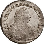 Italy Scudo Carlo Emanuele III 1733 KM# 27 CAR EM D G REX SAR CYP ET IER coin obverse Italy Scudo Carlo Emanuele III 1733 KM# 27 CAR EM D G REX SAR CYP ET IER coin obverse