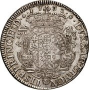 Italy Scudo Carlo Emanuele III 1733 KM# 27 DUX SAB ET MON TISF PRINC PED 17 33 coin reverse Italy Scudo Carlo Emanuele III 1733 KM# 27 DUX SAB ET MON TISF PRINC PED 17 33 coin reverse