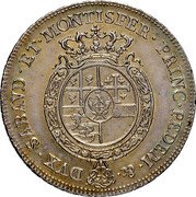 Italy Scudo Carlo Emanuele III 1763 KM# 48 DVX SABAVD ET MONTISFER PRINC PEDEM & coin reverse Italy Scudo Carlo Emanuele III 1763 KM# 48 DVX SABAVD ET MONTISFER PRINC PEDEM & coin reverse