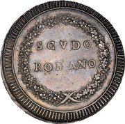 Italy Scudo Standing Figure with Fasces 1799 KM# 11 SCVDO ROMANO coin reverse Italy Scudo Standing Figure with Fasces 1799 KM# 11 SCVDO ROMANO coin reverse