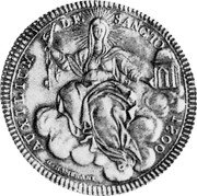 Italy Scudo Ferdinando IV 1800 R KM# 32 AUXILIUM DE SANCTO 1800 coin reverse Italy Scudo Ferdinando IV 1800 R KM# 32 AUXILIUM DE SANCTO 1800 coin reverse