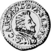 Italy Scudo D'oro Carlo Emanuele I 1627 KM# 94 CAR EM D G DVX SAB P P coin obverse Italy Scudo D'oro Carlo Emanuele I 1627 KM# 94 CAR EM D G DVX SAB P P coin obverse