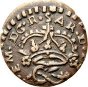Italy Sesino ND KM# 34 Piacenza/ Duchy Standard Coinage coin obverse Italy Sesino ND KM# 34 Piacenza/ Duchy Standard Coinage coin obverse