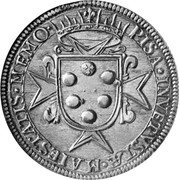 Italy Tallero Ferdinando II 1621 KM# 20 PISA INVETVSTAE MAIESTATIS MEMO coin reverse Italy Tallero Ferdinando II 1621 KM# 20 PISA INVETVSTAE MAIESTATIS MEMO coin reverse