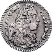 Italy Tari Carlo III. Sicily 1731 SM KM# 124 CAROLVS III D G coin obverse Italy Tari Carlo III. Sicily 1731 SM KM# 124 CAROLVS III D G coin obverse