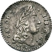 Italy Tari Carlo III. Sicily 1733 CP//SM KM# 125 CAROL III D G CP coin obverse Italy Tari Carlo III. Sicily 1733 CP//SM KM# 125 CAROL III D G CP coin obverse