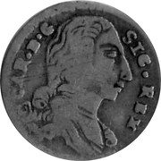 Italy Tari Carlo. Sicily 1754 PN KM# 181 CAR D G SIC REX coin obverse Italy Tari Carlo. Sicily 1754 PN KM# 181 CAR D G SIC REX coin obverse