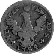 Italy Tari Carlo. Sicily 1754 PN KM# 181 HIS PAN INT ANS P N 1754 coin reverse Italy Tari Carlo. Sicily 1754 PN KM# 181 HIS PAN INT ANS P N 1754 coin reverse