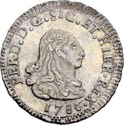 Italy Tari Ferdinand IV von Bourbon 1786 GLC KM# 200 FERD D G SIC ET HIER REX 1786 coin obverse Italy Tari Ferdinand IV von Bourbon 1786 GLC KM# 200 FERD D G SIC ET HIER REX 1786 coin obverse