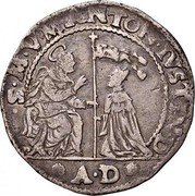 Italy 1/2 Ducato Marcantonio Giustinian ND AD KM# 379 AD S M V M ANT IVSTINIANVS D coin obverse Italy 1/2 Ducato Marcantonio Giustinian ND AD KM# 379 AD S M V M ANT IVSTINIANVS D coin obverse