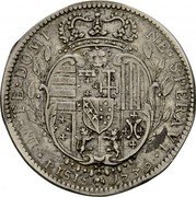Italy 1/2 Francescone (5 Paoli) Francesco III 1739 C# 6 IN TE DOMI NE SPERAVI PISIS 1739 coin reverse Italy 1/2 Francescone (5 Paoli) Francesco III 1739 C# 6 IN TE DOMI NE SPERAVI PISIS 1739 coin reverse