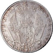 Italy 1/2 Francescone (5 Paoli) Francesco III 1746 C# 7 IN TE DOMI NE SPERAVI PISIS 1764 coin reverse Italy 1/2 Francescone (5 Paoli) Francesco III 1746 C# 7 IN TE DOMI NE SPERAVI PISIS 1764 coin reverse