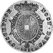 Italy 1/2 Paolo Leopold II 1853 C# 68a SVSCEPTOR NOST DEVS 1857 coin reverse Italy 1/2 Paolo Leopold II 1853 C# 68a SVSCEPTOR NOST DEVS 1857 coin reverse