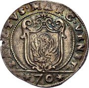 Italy 1/2 Scudo (70 Soldi; 3 Lire) Foliated Cross. Giovanni Corner I ND IAM KM# 141 SANCTVS MARCVS VENE 70 coin reverse Italy 1/2 Scudo (70 Soldi; 3 Lire) Foliated Cross. Giovanni Corner I ND IAM KM# 141 SANCTVS MARCVS VENE 70 coin reverse