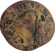 Italy 1/2 Soldo (Bezzo; 6 Bagattini) Christ Holding Book. Domenico Contarini ND KM# 296 S M V DOMIN CON 6 coin obverse Italy 1/2 Soldo (Bezzo; 6 Bagattini) Christ Holding Book. Domenico Contarini ND KM# 296 S M V DOMIN CON 6 coin obverse