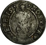 Italy 1/2 Soldo (Bezzo; 6 Bagattini) Nicolo Contarini ND KM# 152 DEFENS NOSTER. coin reverse Italy 1/2 Soldo (Bezzo; 6 Bagattini) Nicolo Contarini ND KM# 152 DEFENS NOSTER. coin reverse