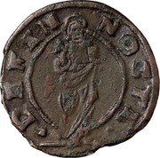 Italy 1/2 Soldo (Bezzo; 6 Bagattini) Francesco Erizzo ND KM# 173 DEFEN(S) NOSTE(R) coin reverse Italy 1/2 Soldo (Bezzo; 6 Bagattini) Francesco Erizzo ND KM# 173 DEFEN(S) NOSTE(R) coin reverse