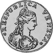 Italy 1/2 Tallero (Mezzo Tallero) Marco Foscarini 1762 KM# 638 RESPUBLICA VENETA. coin reverse Italy 1/2 Tallero (Mezzo Tallero) Marco Foscarini 1762 KM# 638 RESPUBLICA VENETA. coin reverse