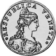 Italy 1/2 Tallero (Mezzo Tallero) Alvise Mocenigo IV 1764 KM# 685 RESPUBLICA VENETA coin reverse Italy 1/2 Tallero (Mezzo Tallero) Alvise Mocenigo IV 1764 KM# 685 RESPUBLICA VENETA coin reverse