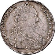 Italy 1/2 Tallero (Mezzo Tallero) Allegorical Female Bust of Republic 1792 KM# 743 RESPUBLICA VENETA coin reverse Italy 1/2 Tallero (Mezzo Tallero) Allegorical Female Bust of Republic 1792 KM# 743 RESPUBLICA VENETA coin reverse