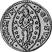 Italy 1/2 Zecchino Christ in Beaded Ellipse. Francesco Corner 1656 KM# 253 EGO SVM LVX MVN coin reverse Italy 1/2 Zecchino Christ in Beaded Ellipse. Francesco Corner 1656 KM# 253 EGO SVM LVX MVN coin reverse
