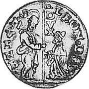 Italy 1/2 Zecchino Christ in Beaded Ellipse. Leonardo Donato ND KM# 31 LEON DON S M VENE DVX coin obverse Italy 1/2 Zecchino Christ in Beaded Ellipse. Leonardo Donato ND KM# 31 LEON DON S M VENE DVX coin obverse