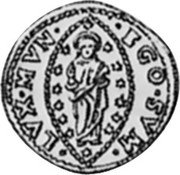 Italy 1/2 Zecchino Christ in Beaded Ellipse. Giovanni Corner II ND KM# 480 EGO SVM LVX MVN coin reverse Italy 1/2 Zecchino Christ in Beaded Ellipse. Giovanni Corner II ND KM# 480 EGO SVM LVX MVN coin reverse