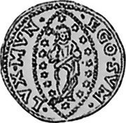 Italy 1/2 Zecchino Christ in Beaded Ellipse. Nicolo Sagredo ND KM# 343 EGO SVM LVX MVN coin reverse Italy 1/2 Zecchino Christ in Beaded Ellipse. Nicolo Sagredo ND KM# 343 EGO SVM LVX MVN coin reverse
