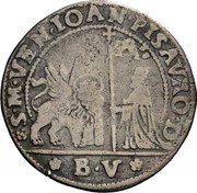 Italy 31 Soldi Giovanni Pesaro 1658 KM# 285 S M VEN IOAN PISAVRO B V coin obverse Italy 31 Soldi Giovanni Pesaro 1658 KM# 285 S M VEN IOAN PISAVRO B V coin obverse