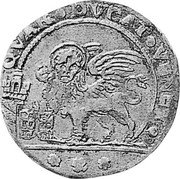 Italy 1/4 Ducato Lion of St. Mark. Paolo Reiner ND AC KM# 700 QVAR DVCAT VENET coin reverse Italy 1/4 Ducato Lion of St. Mark. Paolo Reiner ND AC KM# 700 QVAR DVCAT VENET coin reverse
