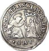 Italy 1/4 Ducato Francesco Loredan ND GAC KM# 605 S M V FRANC LAVREDANO GAC coin obverse Italy 1/4 Ducato Francesco Loredan ND GAC KM# 605 S M V FRANC LAVREDANO GAC coin obverse