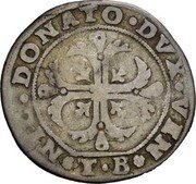 Italy 1/4 Scudo (35 Soldi) 1618 TB KM# 81 Venice/ Republic Standard Coinage NIC DONATO DVX VEN T B coin obverse Italy 1/4 Scudo (35 Soldi) 1618 TB KM# 81 Venice/ Republic Standard Coinage NIC DONATO DVX VEN T B coin obverse
