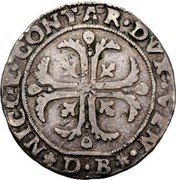 Italy 35 Soldi Nicolo Contarini 1630 DB KM# 156 NICOL CONTAR DVX VEN coin obverse Italy 35 Soldi Nicolo Contarini 1630 DB KM# 156 NICOL CONTAR DVX VEN coin obverse