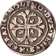 Italy 1/4 Scudo (35 Soldi) Foliated Cross. Francesco Molin 1646 MB KM# 205 FRANC MOLINO DVX VEN(E) coin obverse Italy 1/4 Scudo (35 Soldi) Foliated Cross. Francesco Molin 1646 MB KM# 205 FRANC MOLINO DVX VEN(E) coin obverse