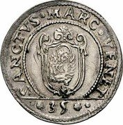 Italy 1/4 Scudo (35 Soldi) Foliated Cross. Nicolo Sagredo 1675 PZ6 KM# 334 SANCTVS MARC VENET 35 coin reverse Italy 1/4 Scudo (35 Soldi) Foliated Cross. Nicolo Sagredo 1675 PZ6 KM# 334 SANCTVS MARC VENET 35 coin reverse