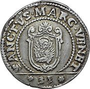 Italy 1/4 Scudo (35 Soldi) Giovanni Corner II ND FAP KM# 471 SANCTVS MARC VENET 35 coin reverse Italy 1/4 Scudo (35 Soldi) Giovanni Corner II ND FAP KM# 471 SANCTVS MARC VENET 35 coin reverse