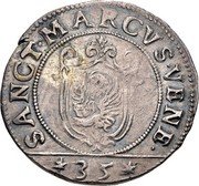 Italy 1/4 Scudo (35 Soldi) Giovanni Bembo ND LV KM# 66 SANCT MARC VENE 35 coin reverse Italy 1/4 Scudo (35 Soldi) Giovanni Bembo ND LV KM# 66 SANCT MARC VENE 35 coin reverse
